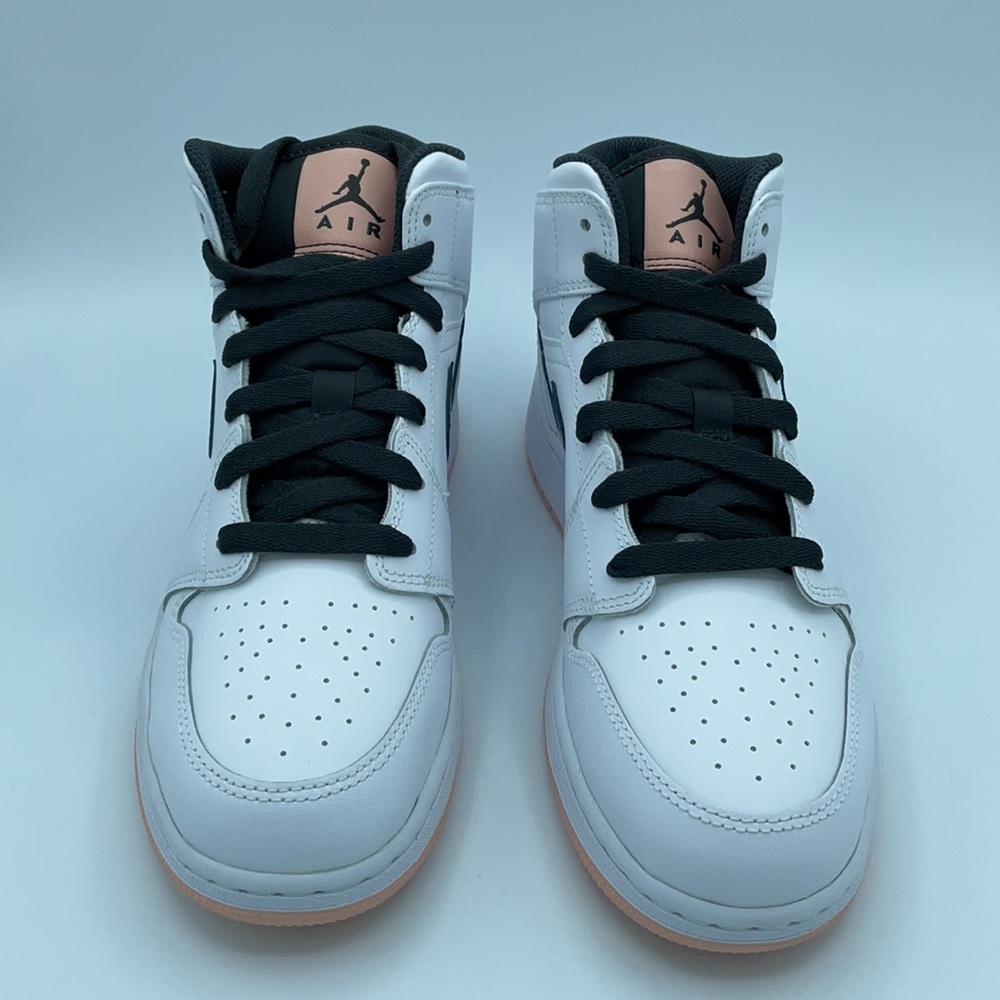 NIKE Air Jordan 1 MID Arctic Orange GS 554725-180 - Picture 6 of 11